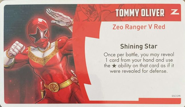 Tommy Oliver (Zeo Ranger V Red) – Once A Ranger