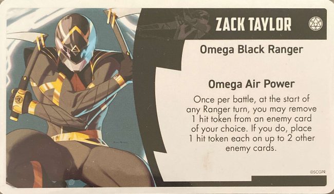Zack Taylor (Omega Black Ranger) – Once A Ranger